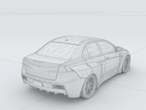 vehicles - mercedes-benz bmw volkswagen audi car 189 3D Model
