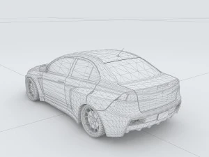 vehicles - mercedes-benz bmw volkswagen audi car 189 3D Model