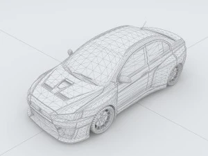 vehicles - mercedes-benz bmw volkswagen audi car 189 3D Model