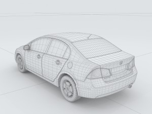 vehicles - mercedes-benz bmw volkswagen audi car 190 3D Model