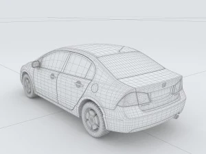 vehicles - mercedes-benz bmw volkswagen audi car 190 3D Model
