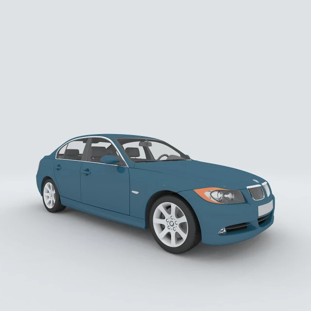 vehicles - mercedes-benz bmw volkswagen audi car 194 3D Model .c4d .max .obj .3ds .fbx .stl .blend 