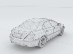 vehicles - mercedes-benz bmw volkswagen audi car 196 3D Model