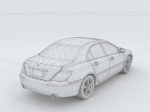 vehicles - mercedes-benz bmw volkswagen audi car 196 3D Model