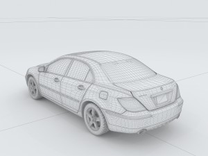 vehicles - mercedes-benz bmw volkswagen audi car 196 3D Model