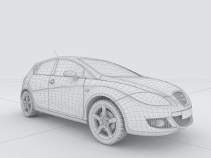 vehicles - mercedes-benz bmw volkswagen audi car 205 3D Модель