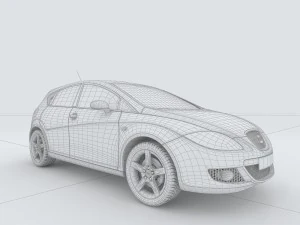 vehicles - mercedes-benz bmw volkswagen audi car 205 3D Model