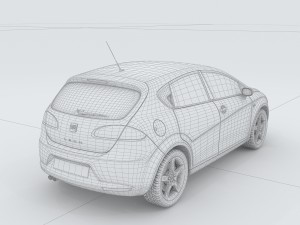 vehicles - mercedes-benz bmw volkswagen audi car 205 3D Модель