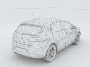 vehicles - mercedes-benz bmw volkswagen audi car 205 3D Model