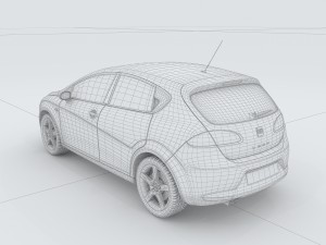 vehicles - mercedes-benz bmw volkswagen audi car 205 3D Модель