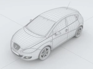 vehicles - mercedes-benz bmw volkswagen audi car 205 3D Model