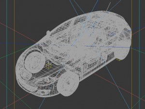 vehicles - mercedes-benz bmw volkswagen audi car 205 3D Модель