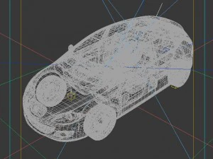 vehicles - mercedes-benz bmw volkswagen audi car 205 3D Model