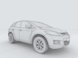 vehicles - mercedes-benz bmw volkswagen audi car 206 3D Модель