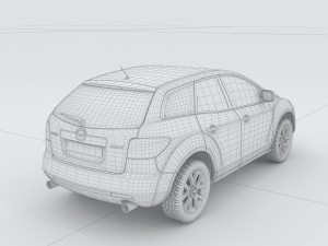 vehicles - mercedes-benz bmw volkswagen audi car 206 3D Модель