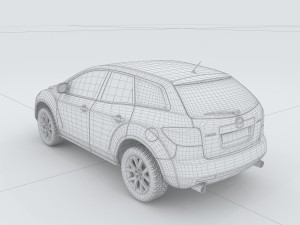 vehicles - mercedes-benz bmw volkswagen audi car 206 3D Модель