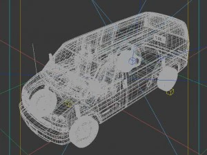 vehicles - mercedes-benz bmw volkswagen audi car 207 3D Model