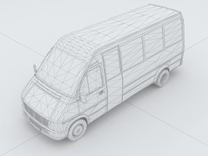 vehicles - mercedes-benz bmw volkswagen audi car 211 3D Model