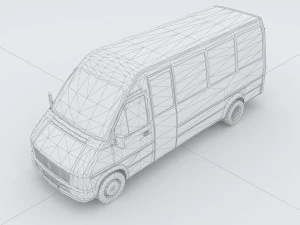 vehicles - mercedes-benz bmw volkswagen audi car 211 3D Model