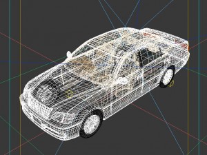 vehicles - mercedes-benz bmw volkswagen audi car 213 3D मॉडल