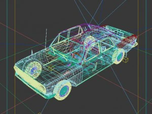 vehicles - mercedes-benz bmw volkswagen audi car 214 3D Model