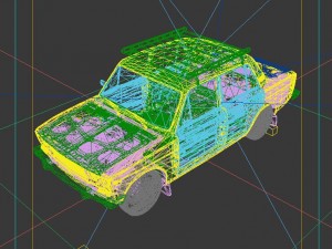 vehicles - mercedes-benz bmw volkswagen audi car 217 3D Model