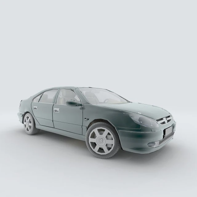 vehicles - mercedes-benz bmw volkswagen audi car 221 3D Model .c4d .max .obj .3ds .fbx .stl .blend 
