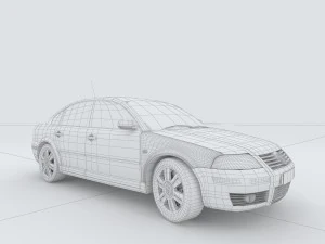 vehicles - mercedes-benz bmw volkswagen audi car 222 3D Model