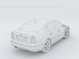 vehicles - mercedes-benz bmw volkswagen audi car 222 3D Model
