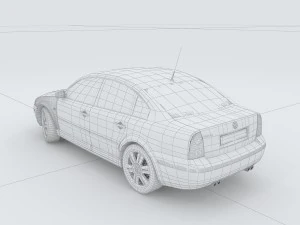 vehicles - mercedes-benz bmw volkswagen audi car 222 3D Model