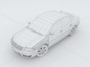 vehicles - mercedes-benz bmw volkswagen audi car 222 3D Model