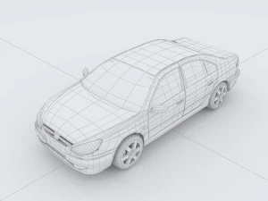 vehicles - mercedes-benz bmw volkswagen audi car 223 3D Model
