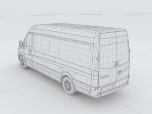 vehicles - mercedes-benz bmw volkswagen audi car 225 3D Model