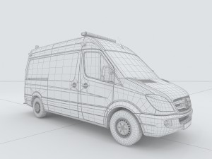 vehicles - mercedes-benz bmw volkswagen audi car 227 3D Model