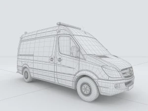 vehicles - mercedes-benz bmw volkswagen audi car 227 3D Model