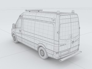 vehicles - mercedes-benz bmw volkswagen audi car 227 3D Model