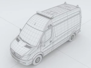 vehicles - mercedes-benz bmw volkswagen audi car 227 3D Model