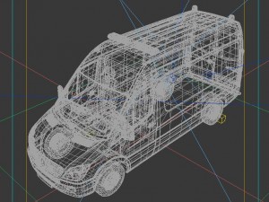 vehicles - mercedes-benz bmw volkswagen audi car 227 3D Model