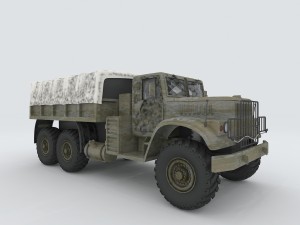 vehicles - military truck Modelo 3D