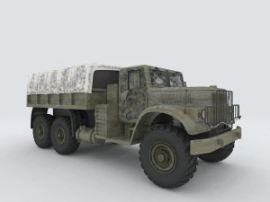 araçlar - askeri kamyon 3D Model