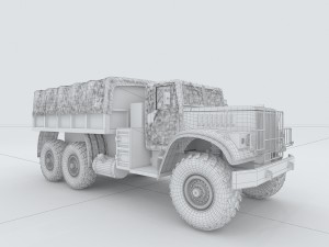 vehicles - military truck Modelo 3D