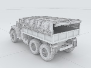 vehicles - military truck Modelo 3D