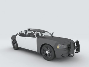 vehicles - police car 3D 모델
