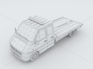vehicles - police car 03 3D Модель