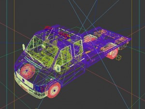 vehicles - police car 03 3D Модель