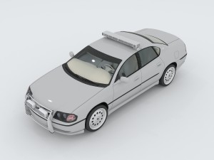 vehicles - police car 04 3D 모델