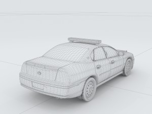 vehicles - police car 04 3D 모델