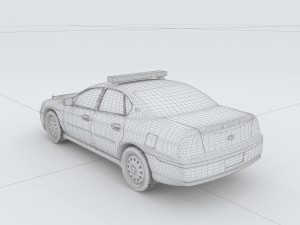 vehicles - police car 04 3D 모델