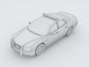 vehicles - police car 04 3D 모델