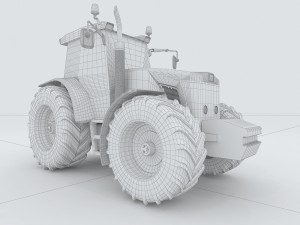 vehicles - tractor 3D 模型